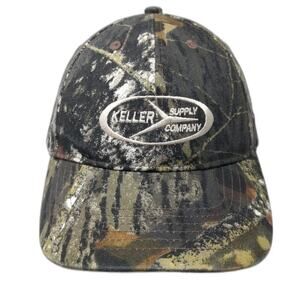 Kati Baseball Cap Green One Size Camo Keller Supply Company Moen Logo Hat